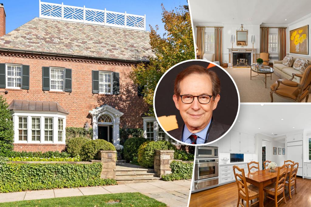 Chris Wallace lists DC home for $6.4 million just days after announcing his shocking departure from CNN