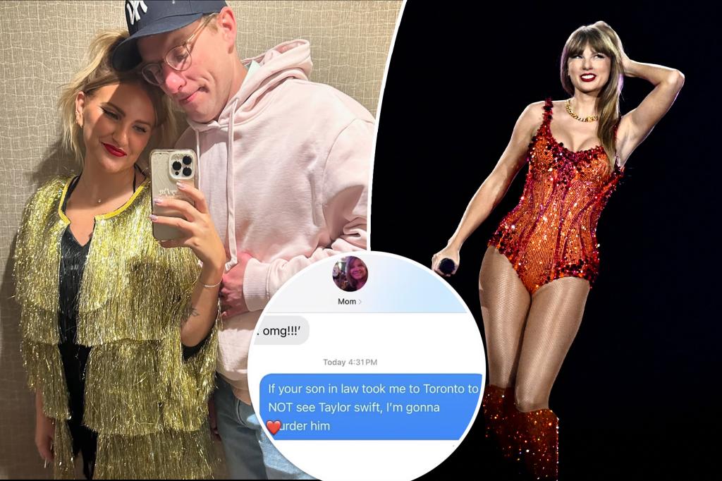 Influencer explodes after husband brings her to Toronto without Taylor Swift tickets: 'I'll kill him'